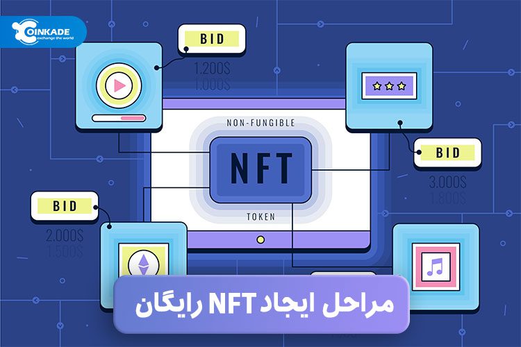 مراحل ایجاد NFT رایگان